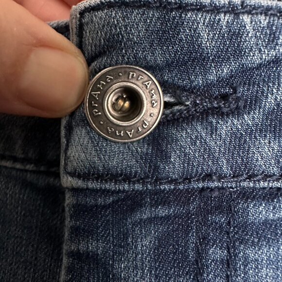 prAna Oday Jean Indigo Blue Skinny Stretch Denim Organic Size 2 26 - Picture 7 of 9